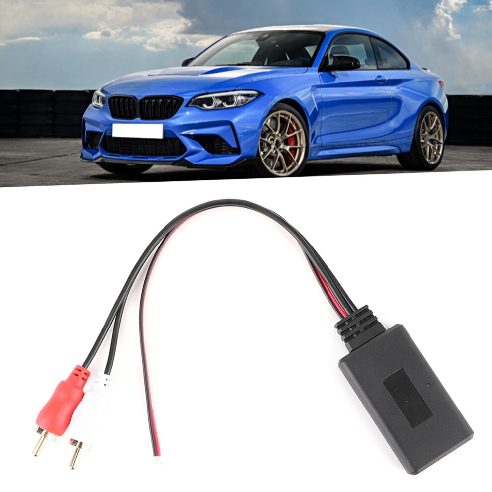 Plug & Play Bluetooth Aux To 2 Rca Adapter For Car Audio Systems 7901361415447