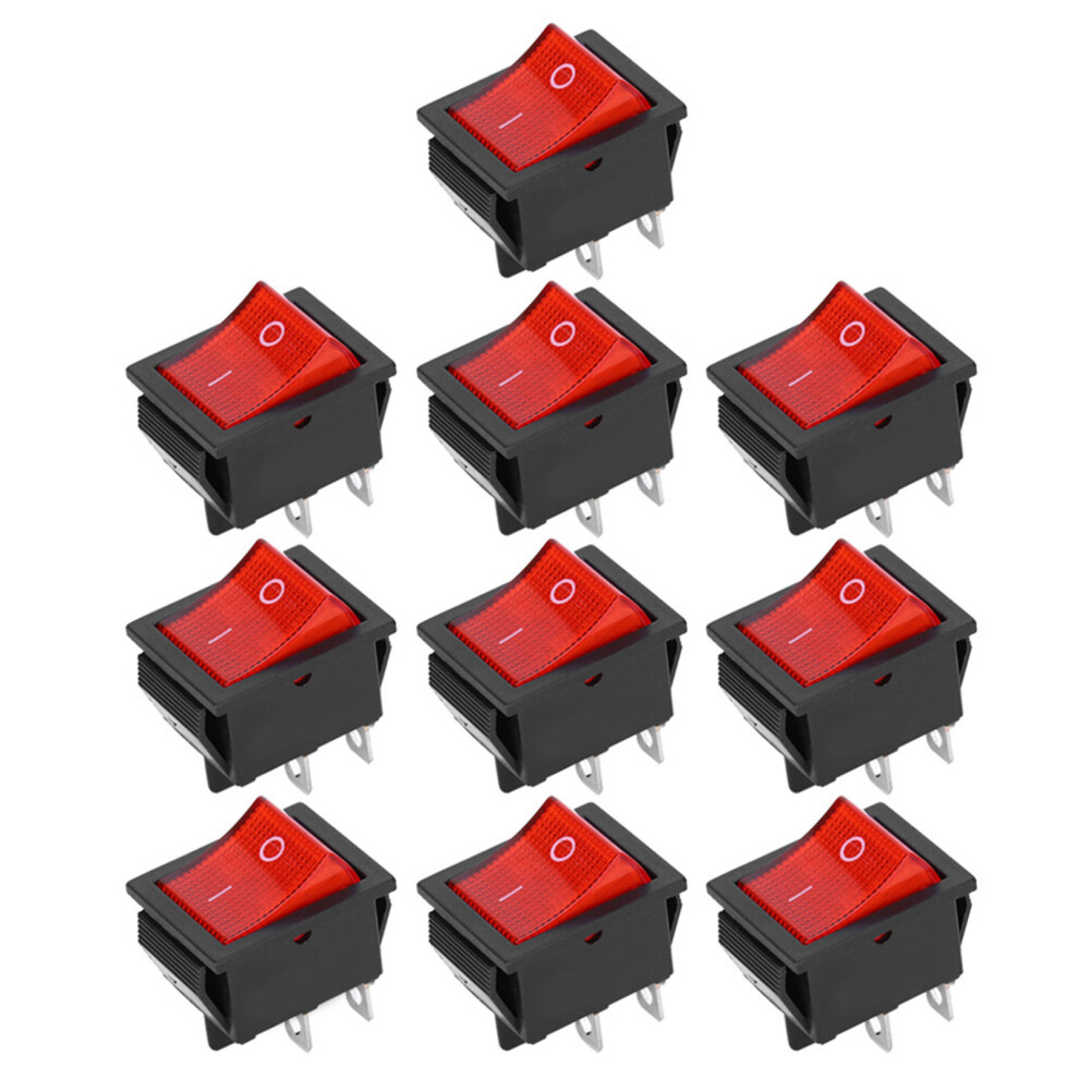 10Pcs Kcd4 4-Pin Heat Resistant Rocker Switch On/Off For Appliances 8161361418940