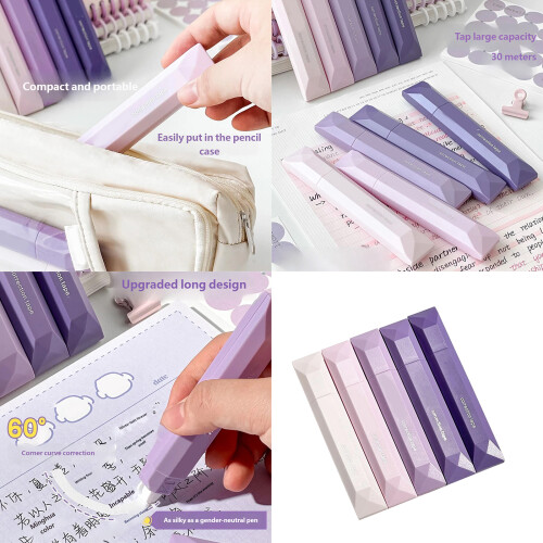 5/10Pcs Correction Tape Roller 6mx5mm White Out Correction-PP 1