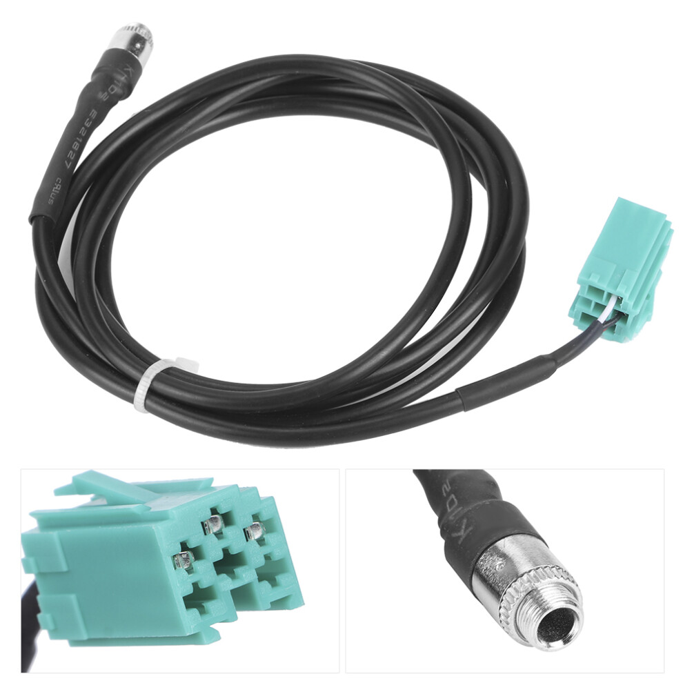 3.5Mm Jack Aux Input Cable For Renault Clio Megane Kangoo Espace 9371361423236