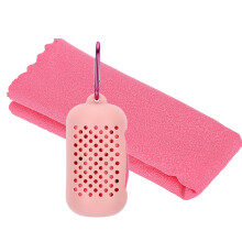Portable Microfiber Quick-Dry Travel Towel Pink 30x80cm
