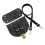 Leather Bag Making Kit DIY PU Leather Bag Knitting Set-Black 1