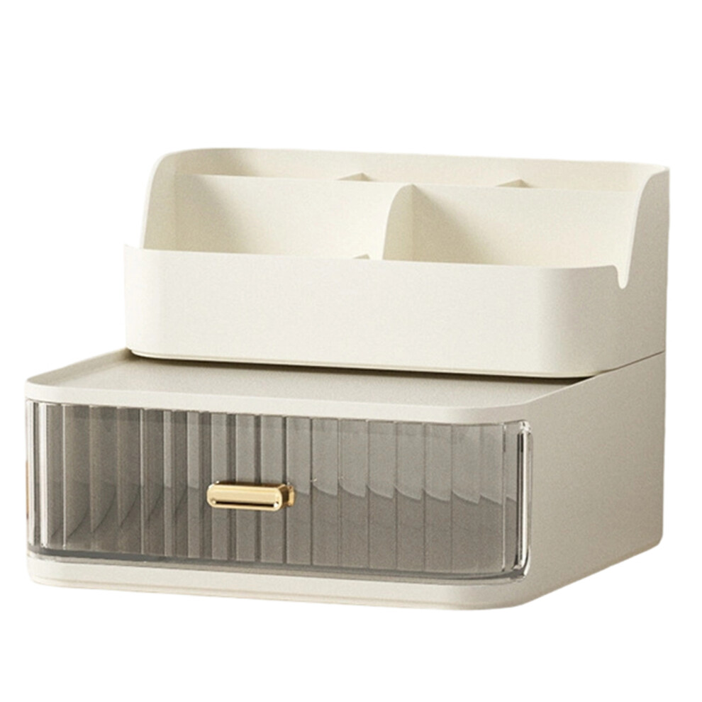 Desktop Makeup Organiser Storage Box With Clear Drawer For-1 7754000350841