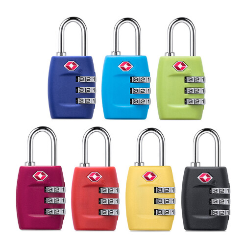 Global Airport Accepted Security Lock Practical PC-rose red 1