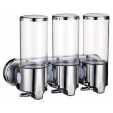 Wall Mounted Shower Soap Dispenser, No Drill Shampoo and Conditioner Dispensers for Shower Wall