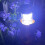 (Silver)Solar Power Rechargeable With Fan Led Tent Lamp Flashlight Camping Lantern Light Ft 5