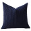Corduroy Pillow Cushion Bubble Texture Neck Back-Navy blue 1