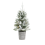 Frosted Potted Tree 3ft, Pre-Lit 60 Warm LEDs, Battery Operated, 90cm 1