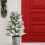 Frosted Potted Tree 3ft, Pre-Lit 60 Warm LEDs, Battery Operated, 90cm 2