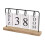 Friendly Reusable Wooden Desktop Calendar Flip Date-Black 1