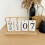 Friendly Reusable Wooden Desktop Calendar Flip Date-Black 5