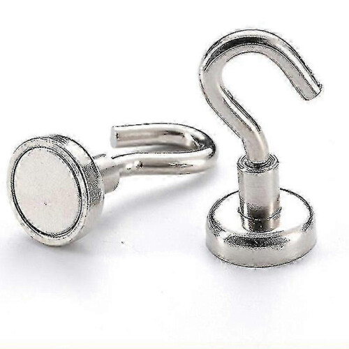2pcs Magnetic Hooks Extra Strong Magnet with Hook for Fridge Heavy Duty Hook -TT