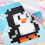 Color Coded Animal Sticker Twin Coil Binding Sticker Book For-3 6