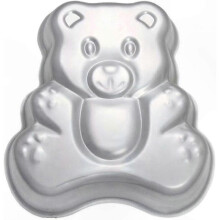 9-Inch Aluminum 3D Bear-Shaped Cake Mold, Baking Pan for Birthday Cakes