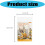 Townscape Scenery Sticker Miniature Scene PET Sticker For-4 4