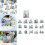 Townscape Scenery Sticker Miniature Scene PET Sticker For-4 7