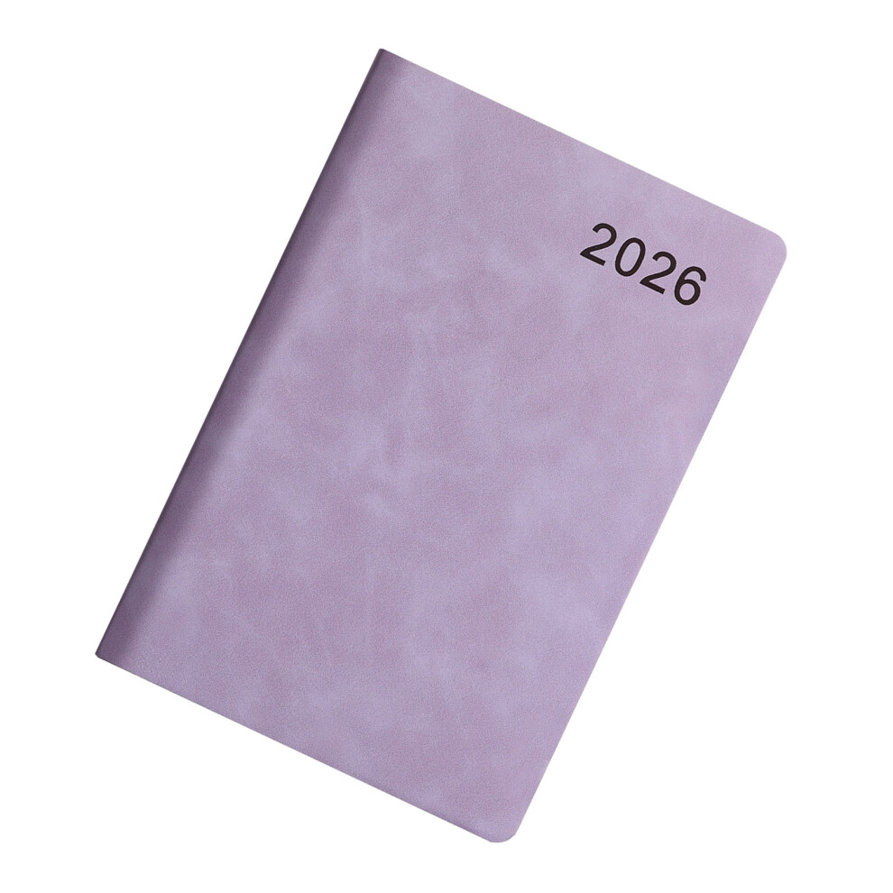 2026 Daily Planner With 360 Pages Softcover Academic- Purple 7696000293745