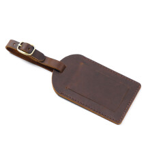 Fashion Travel Bags Identifier For Frequent Flyers-Coffee color