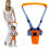 High Elasticity Adjustable Infant Walking Belt, Blue & Orange 3
