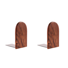 Wood Books Stand, Elegant Design Bookends Bookshelfs-bk small