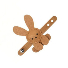 Lovely Rabbit Bag Charms for Purse Backpack-light brown