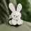Lovely Rabbit Bag Charms for Purse Backpack-light brown 6