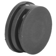 2 Stück Surfboard-Leash-Plug-Set für Longboard und Shortboard mit Fußleine, schwarz
