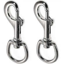 2 Pieces Pet Swivel Hooks, Dog Swivel Hooks, Swivel Trigger Clips, Swivel Snap Hooks, for Collar Dog Back