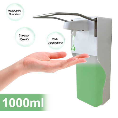 High Capacity 1000ml Translucent Soap Dispenser for Home & Office 1