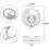 2pcs Shaver Suction Hook Clear Removable Vacuum Suction Cup 2