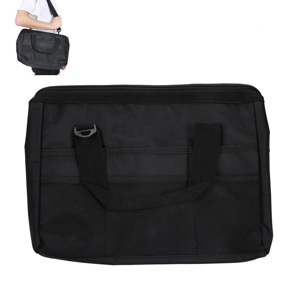 Nylon Hairdressing Tool Bag 34x22x23cm Portable Cosmetic Storage Case