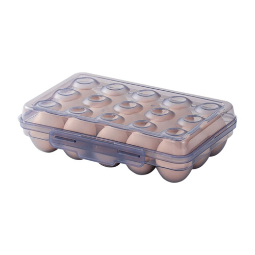 Multipurpose Eggs Tray For Household-Transparent Blue 15