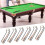 Durable Billiard Table Rail with Adjustable Height and Length Pockets 4