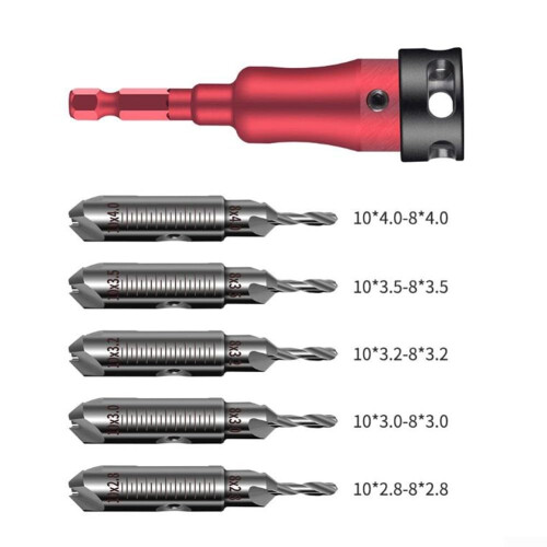 Adjustable Depth Drill Bits For Metal And Wood Machining With Quick Connect Design(3.5) 2