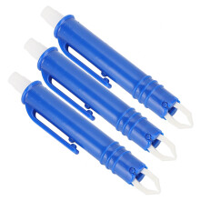 3Pcs Pet Lice & Flea Remover Tweezers Blue, 9.5cm for Cats & Dogs