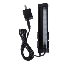 (15X5X5cm)Aquarium Color Changing Bubble Lamp Led Diving Lamp Fish Tank Lamp Db-60 With Us Plug Black