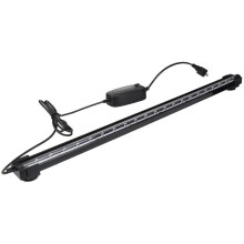 (55X5X5cm)Aquarium Color Changing Bubble Lamp Led Diving Lamp Fish Tank Lamp Db-60 With Us Plug Black