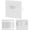 Motion Sensor Light Switch, Wall Mounted Pir Light Switch, Ac 110v-240v Pir Movement Sensor Light Switch with Occupancy Sensor Indoor Wall Flush Mount 4