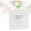 Motion Sensor Light Switch, Wall Mounted Pir Light Switch, Ac 110v-240v Pir Movement Sensor Light Switch with Occupancy Sensor Indoor Wall Flush Mount 3