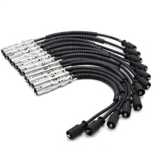 Spark Plug Ignition Wire Set 1121500118 Compatible with Mercedes Benz C Class E Class ML SLK 320 350
