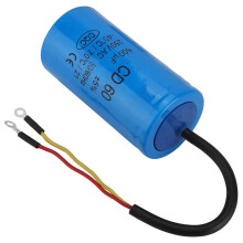 Cd60 Run Capacitor, Cd60a Motor Starting Capacitor with Wire Lead, 250v Ac 600uf 50/60hz for Motor Air Compressor