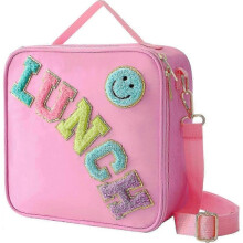 (pink) Insulated Lunch Bag with an Adjustable Shoulder Strap, 2025 Model