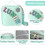 (green) Insulated Lunch Bag with an Adjustable Shoulder Strap, 2025 Model 4