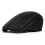 (black)Middle-aged And Elderly Peaked Cap Adjustable Classic Beret Flat Hat 1