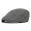(Gray)Middle-aged And Elderly Peaked Cap Adjustable Classic Beret Flat Hat 1