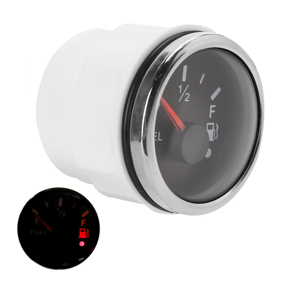 Marine Waterproof 2In Fuel Level Gauge Intelligent Alarm Ip67 Black 4151361452055