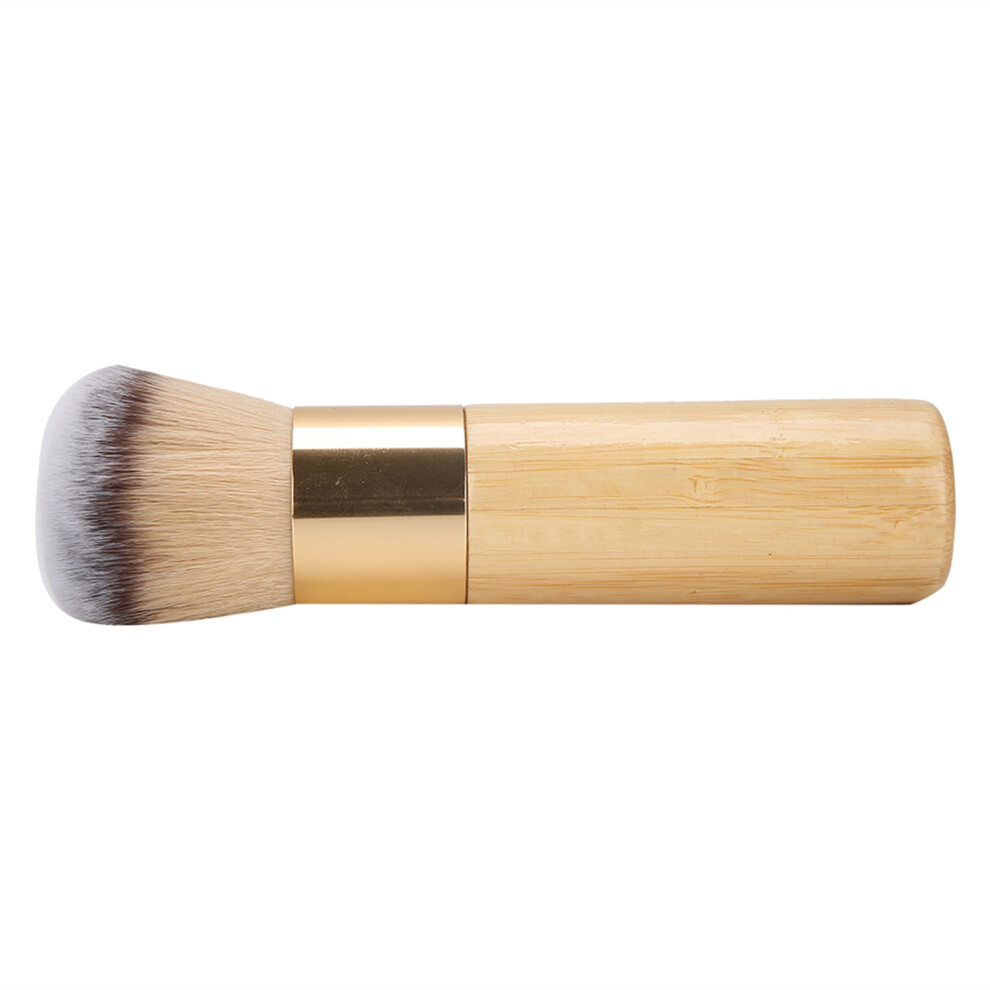 Bamboo Loose Powder Brush 13.5cm Wooden Handle Cosmetic Makeup Tool