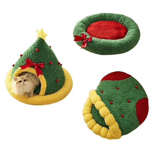 Maison pour animaux de compagnie,-S Trian d'arbre de Noël 1