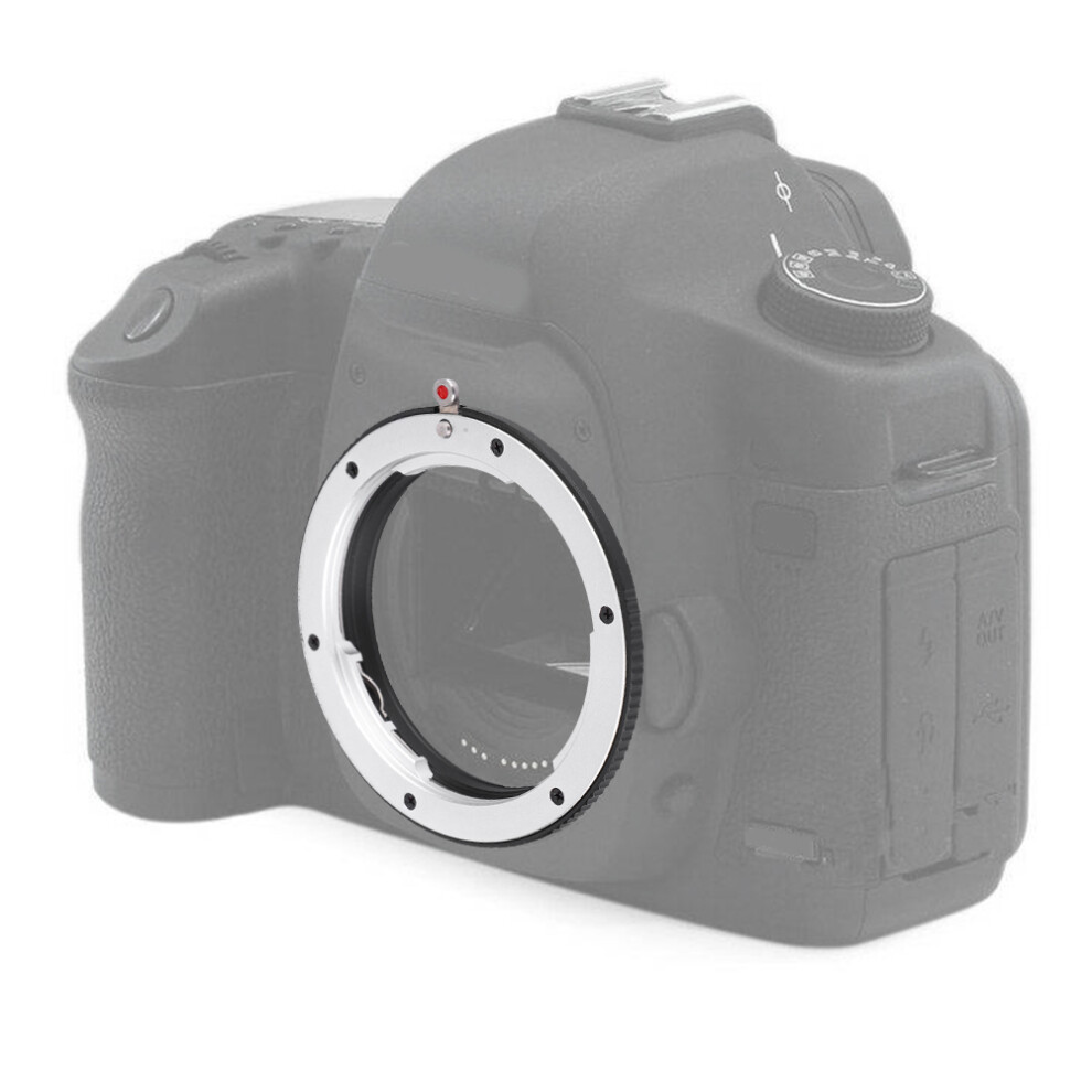 Lr-Eos Metal Lens Adapter For Leica R To Canon Eos Ef Camera, Silver/Black 7891361454518
