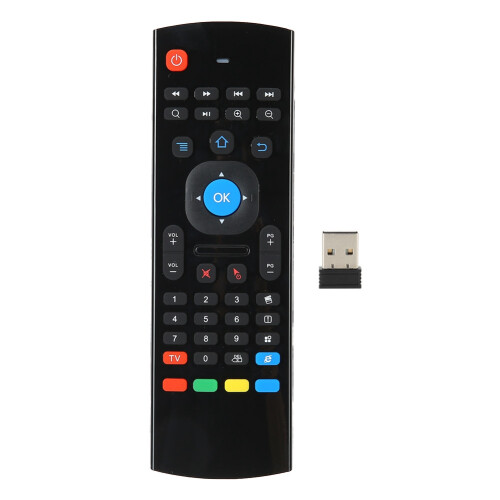 Black 2.4G Wireless Air Mouse & Keyboard with Motion Sensor Dual Sides 1